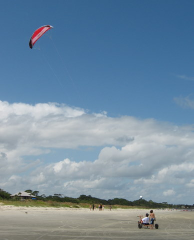 Bobby Muse in the buggy