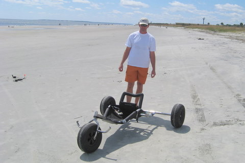 Bobby Muse with buggy